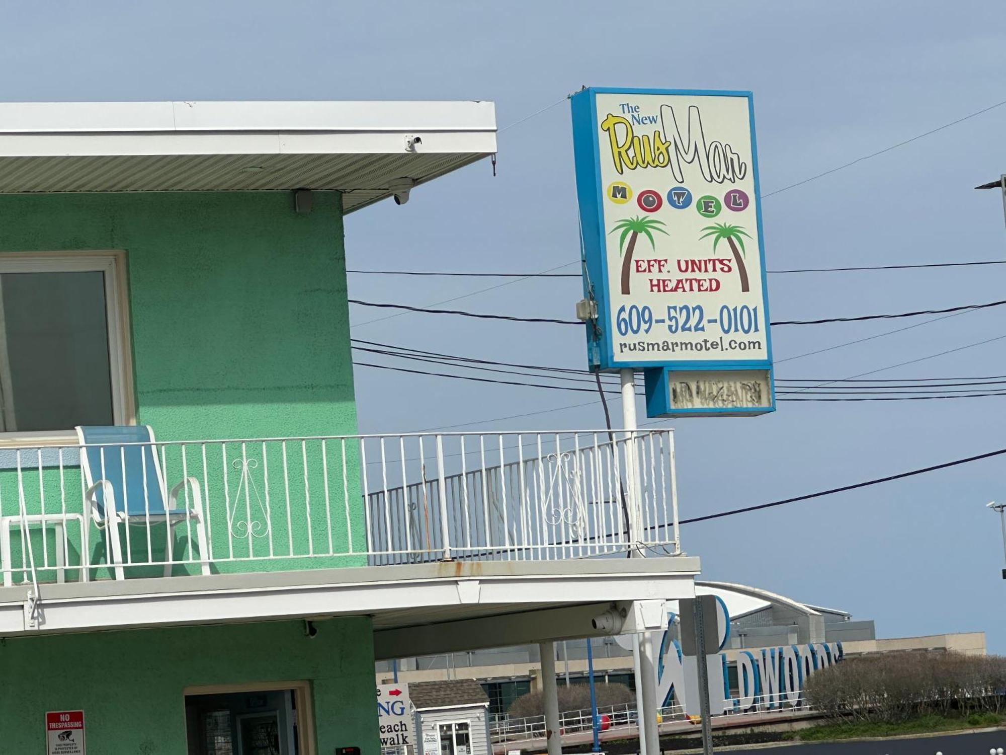 Rus Mar Motel Wildwood Beach & Boardwalk Eksteriør billede